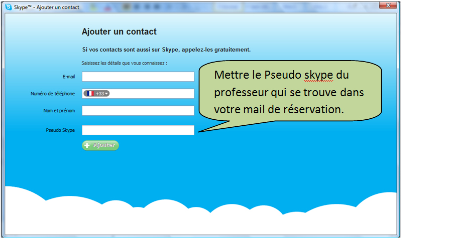 exemple de pseudo skype