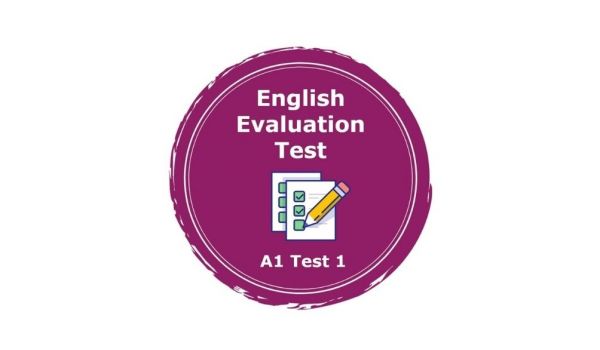 Nivel A1 - Prueba de evaluación de inglés 1