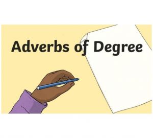Adverbe de degré