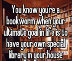 Bücherwurm (Auf, warum Lesen ist mein Lieblingshobby / Zeitvertreib)