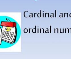 Ejercicio sobre cómo escribir números (Forma Cardinas y Ordinal)