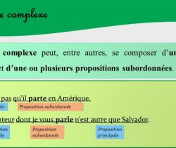 La phrase complexe