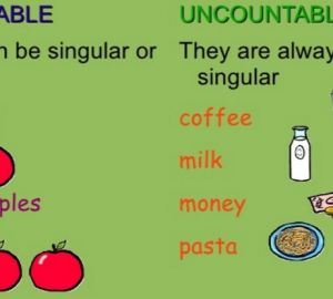 Sustantivos contables e incontables