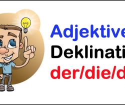 Declination of adjectives (strong)