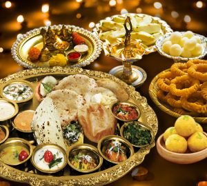 Diwali-Essen, das während des Diwali gekocht wird