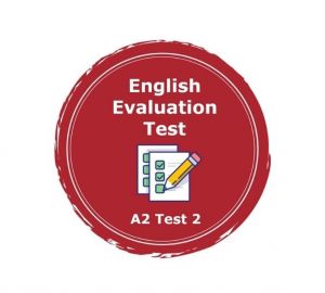 Nivel A2 - Prueba de evaluación de inglés 2