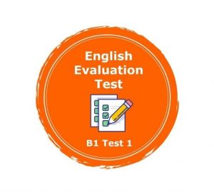 Nivel B1 - Prueba de evaluación de inglés 1