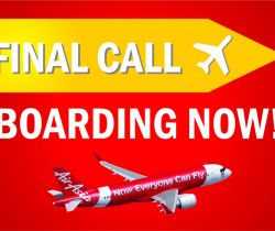 Final call for boarding