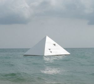 Floating Pyramid Art Work