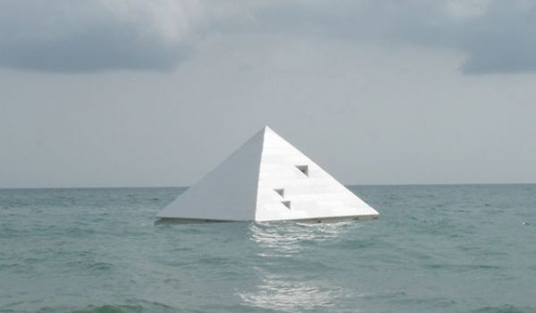 Floating Pyramid Art Work