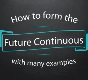 Future continuous tense