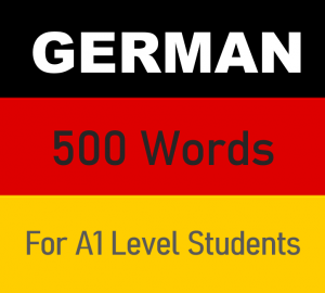 500 Wörter für Anfänger - Lektion 8