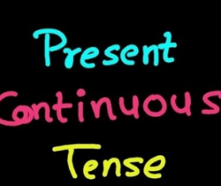 Gerry is getting tense! (Exercises in Present Continuous Tense)