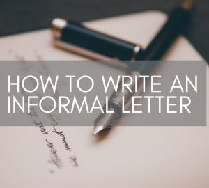 Informal letter For High School