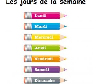Jours de la semaine