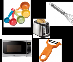 Pronto a rotolare (Essentials-elettrodomestici da cucina e misure di cibo)