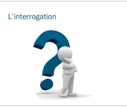 The interrogation: Asking a question