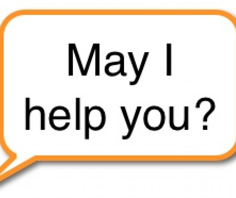 We are going to help you. May i help you. I help you. Can i help you?. Плиз хелп.