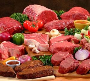 At the shop/butcher shop