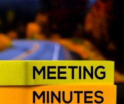 Minutes of meeting