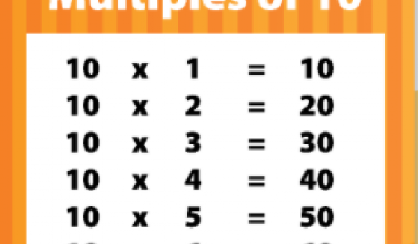 Multiples de 10 à 100