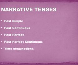 Narrative Tenses