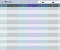 Timetable (Organising and writing the time-table)