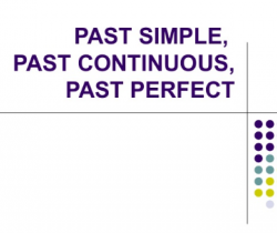 Past tense and imperfect: Exercises