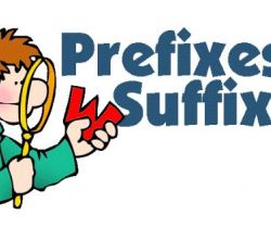 Prefix and suffix