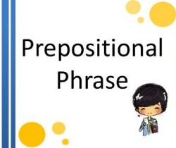 Prepositional phrases