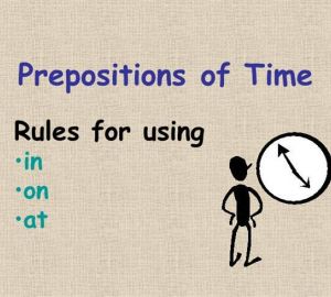 Prepositions of Time