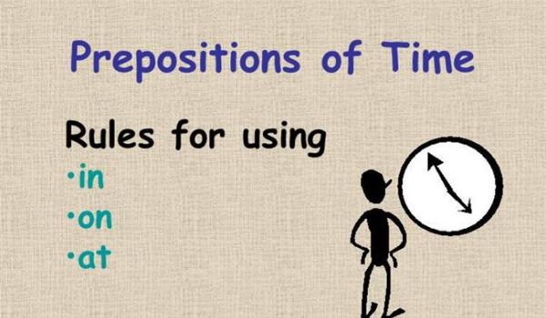 Prepositions of Time