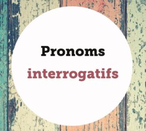 Interrogative pronouns