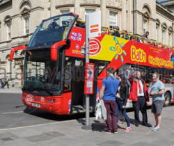 Red bus (Sightseeing-Tour of the city)