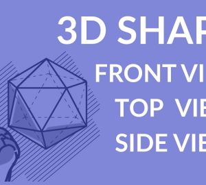 Regarde formes 3-D.