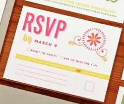 RSVP (Writing exercise on short responses).