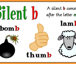 Silence please! (Exercise on silent letters).