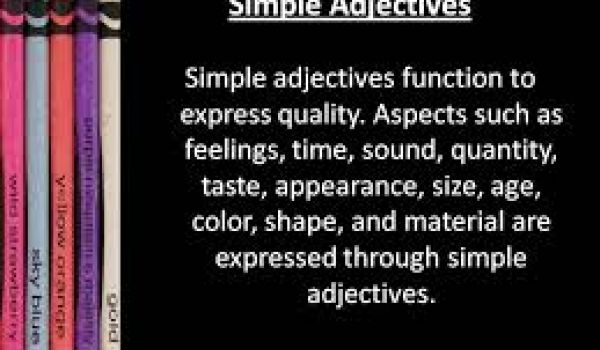 Aggettivi