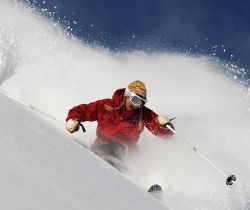 Ski fahren und andere Wintersportarten
