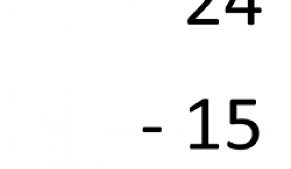 Soustraction des nombres à deux chiffres impliquant une comparaison.