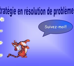 Stratégies de résolution de problèmes