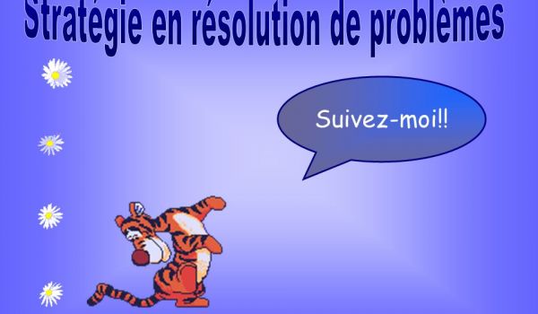 Stratégies de résolution de problèmes