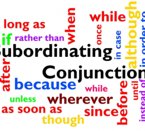 Conjunciones subordinadas