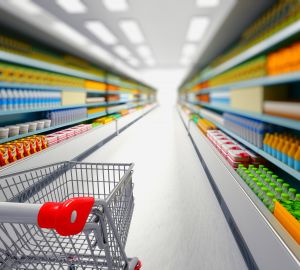 Faire les courses dans le supermarché