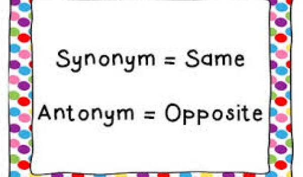 Synonyme et Antonymes