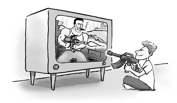 La violence de la télévision