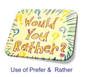 Использование  Prefer и Rather