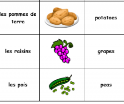 Légumes et fruits Partie II