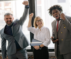 Benessere nell'impegno delle imprese lavorative.