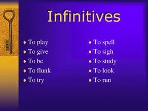 infinitiv